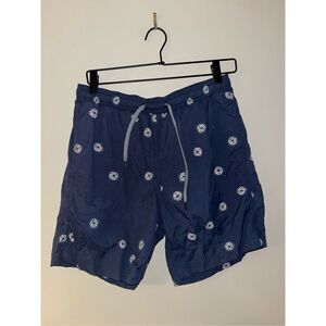 Saxx Cannonball 2N1 Hybrid Shorts Ballpark Pouch Swim Trunks Navy Medium